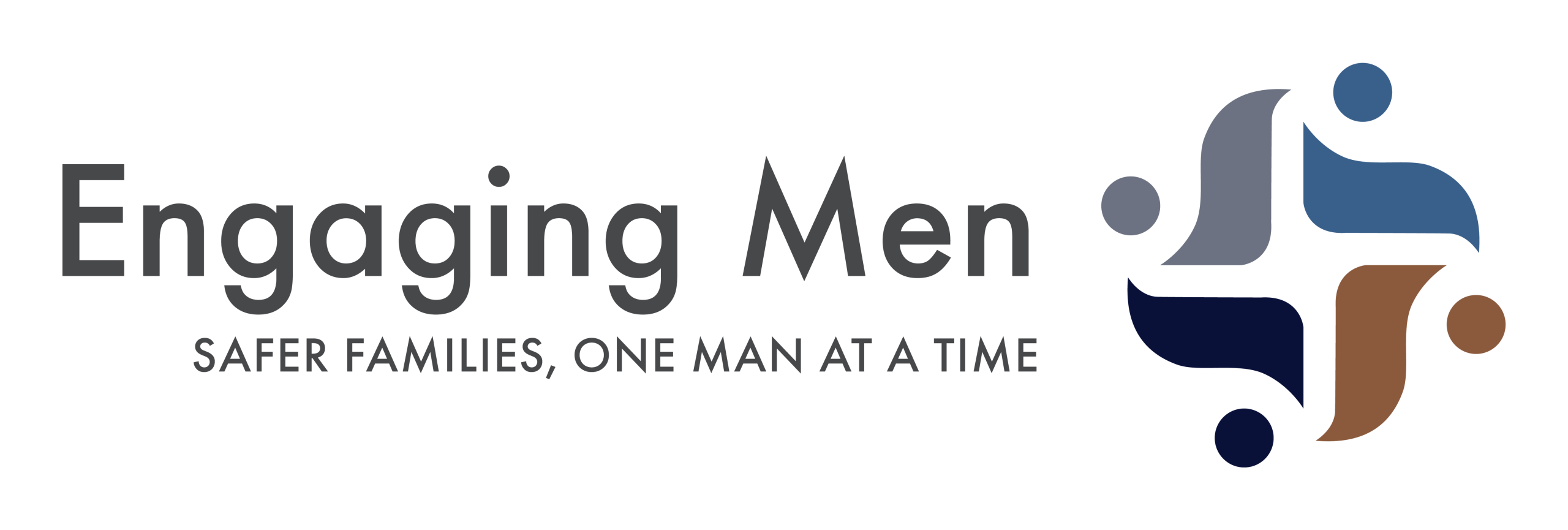 Engaging Men Logo - Safer Families, One Man at a Time
