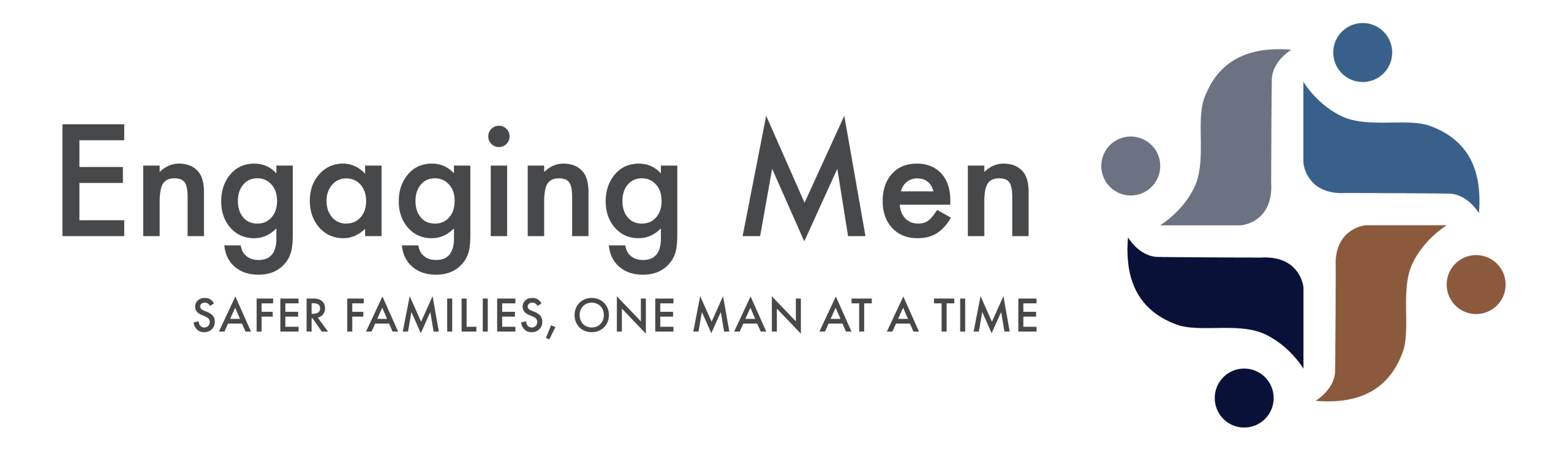 Engaging Men Logo - Safer Families, One Man at a Time